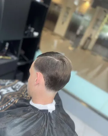 Coupe homme réalisée au salon Leli Coiffure à Vernier