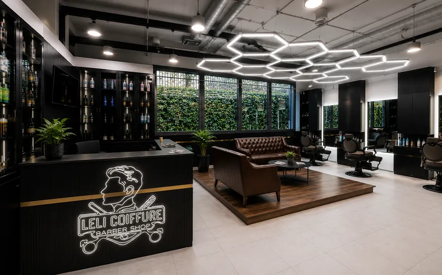 Devanture du salon Leli Coiffure à Vernier
